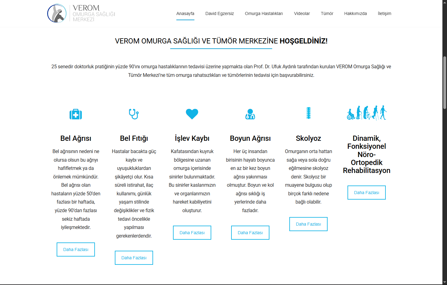 Verom Sağlık - Testler Bölümü
